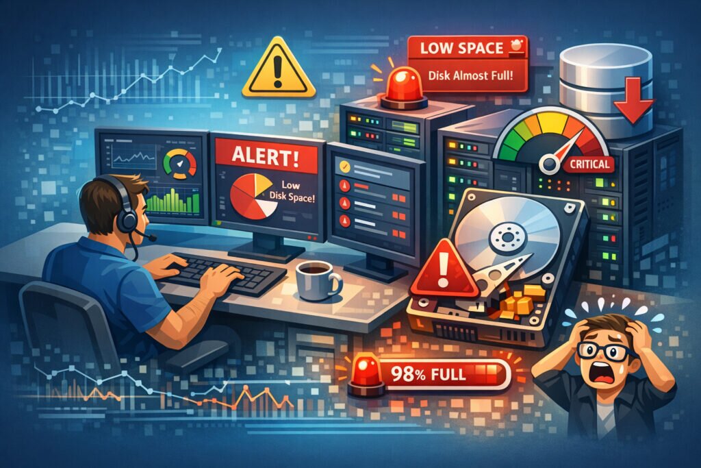 Disk Space Monitoring Before Storage Runs Out