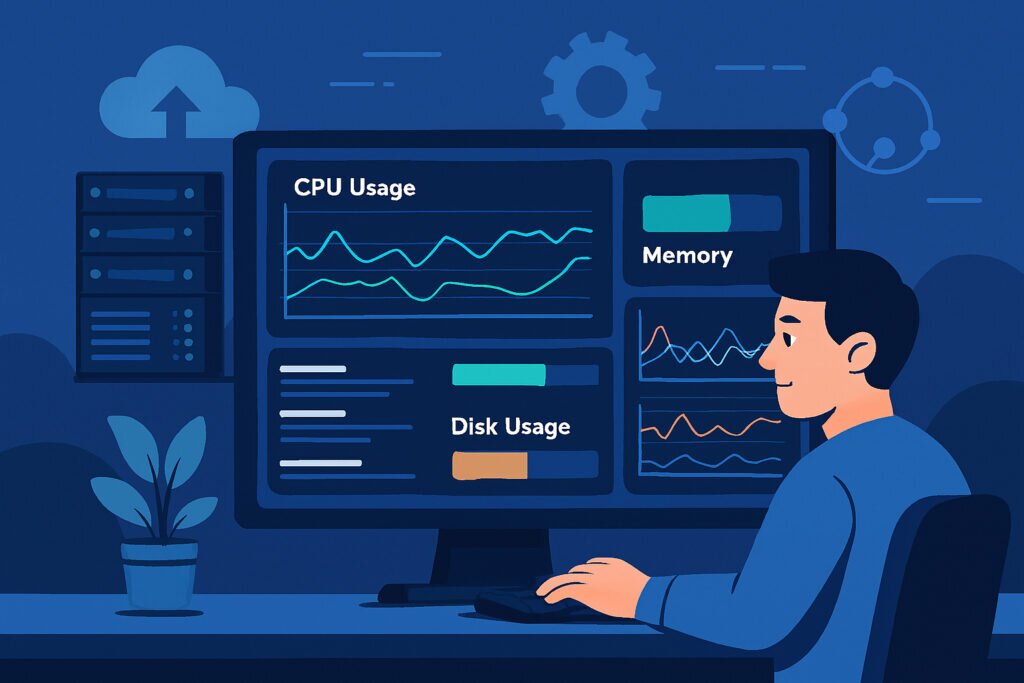 How to Monitor CPU, Memory, and Disk Space in Real Time