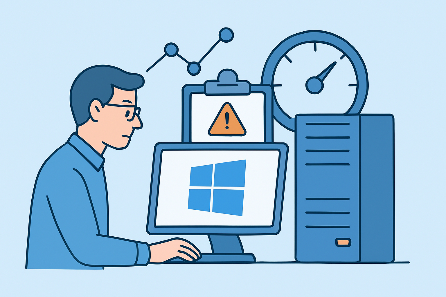 Windows Server Monitoring – Event Logs, Services, and Performance Counters